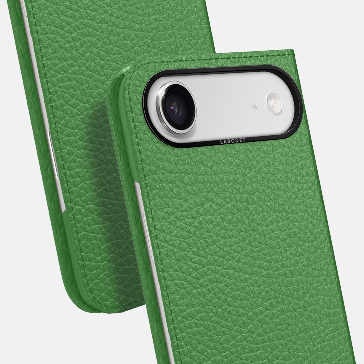 Folio Case For iPhone 17 Air In Calf -5 | Herb-Black
