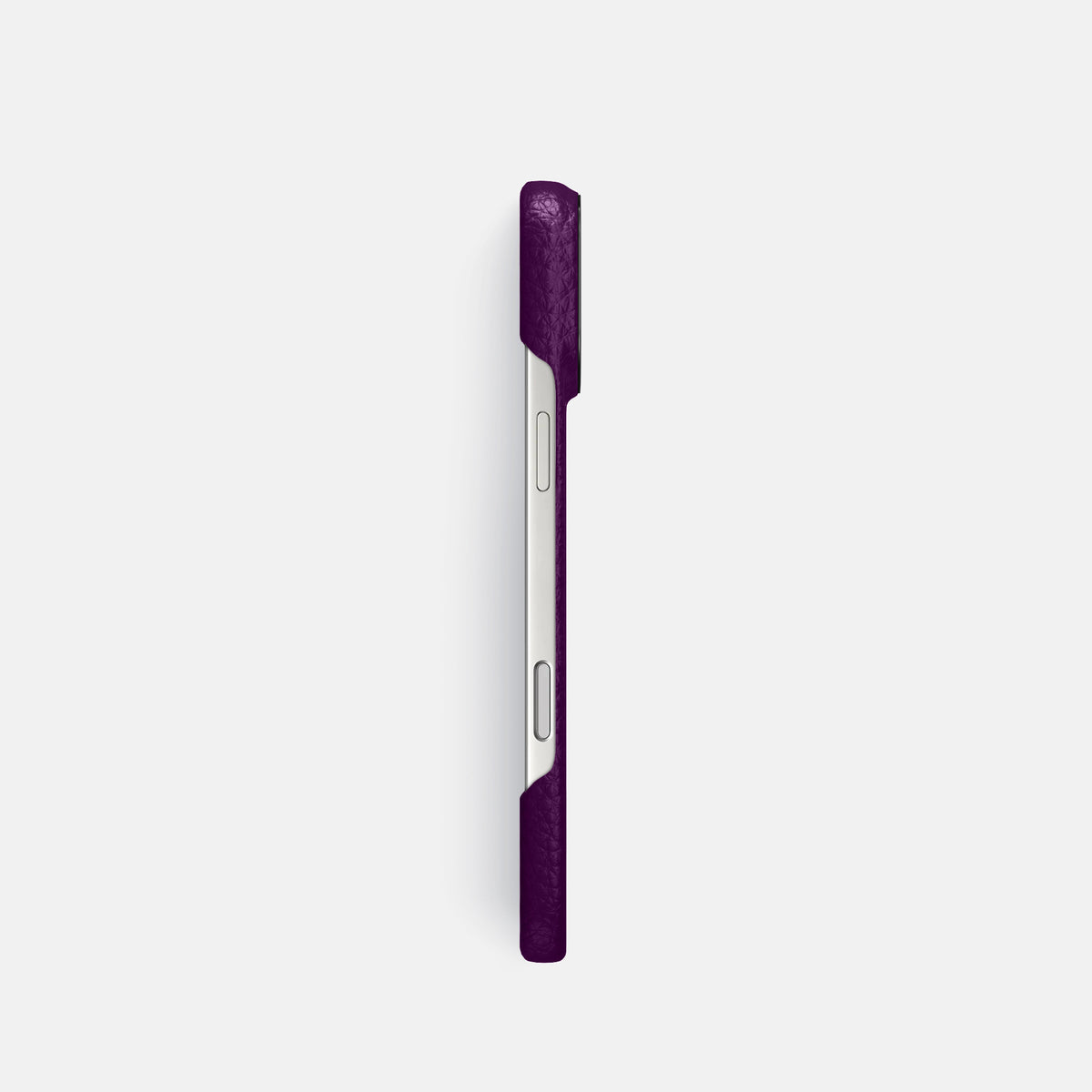 Classic Case For iPhone 17 Pro In Calf -3 | Violet-Black