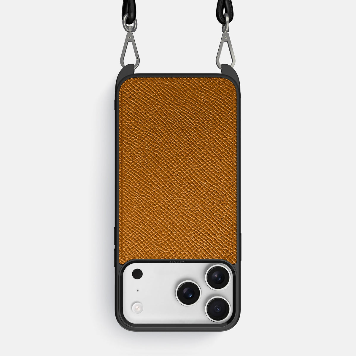 Crossbody Sport Case For iPhone 18 Pro Max In Epsom-Style Calf -1 | Whiskey