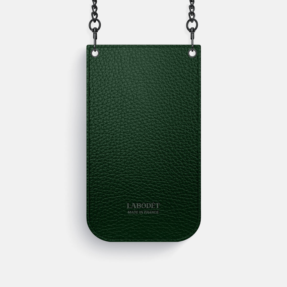 Crossbody Bag For iPhone 17 Pro In Calf -3 | Dark-Green-Black
