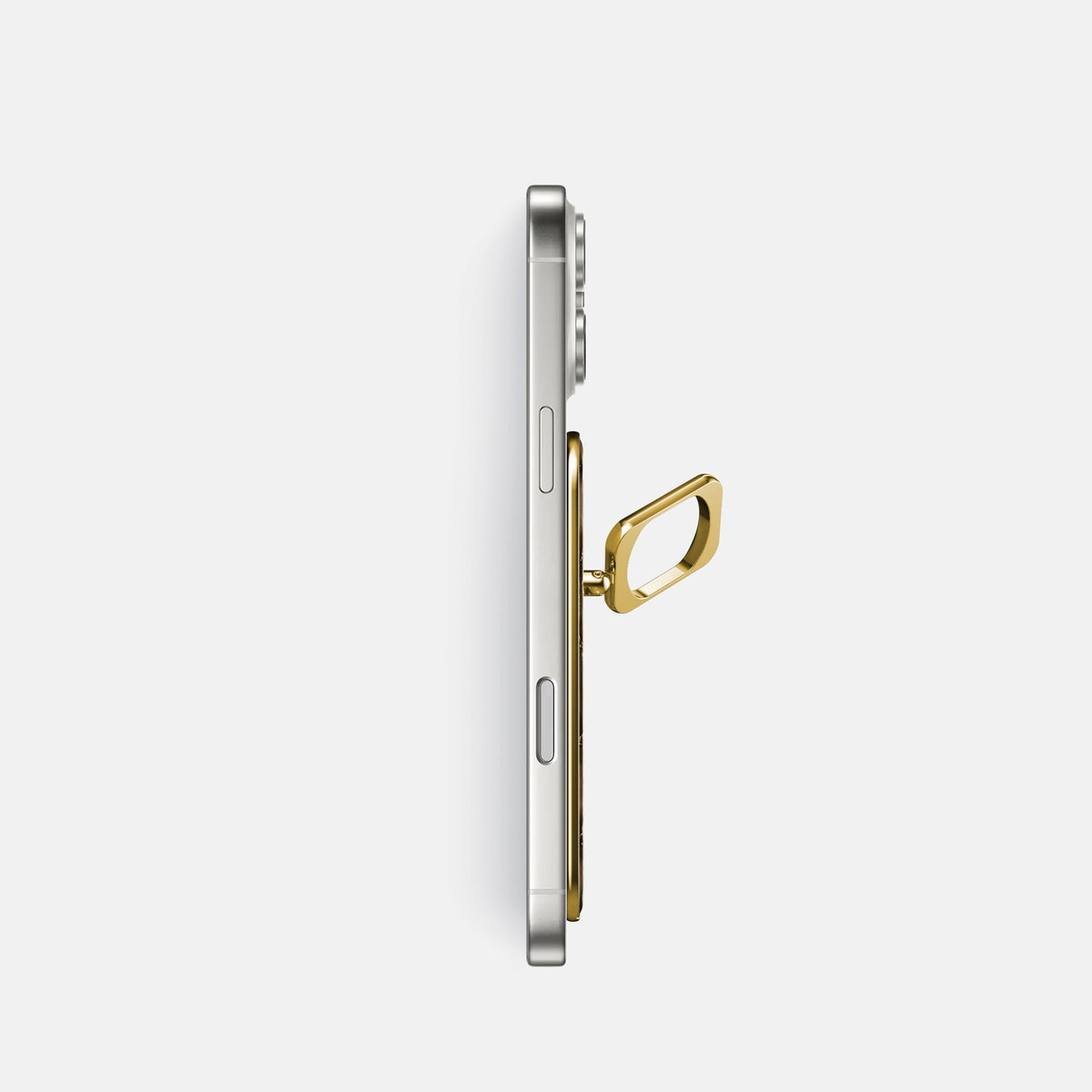 MagSafe Ring For iPhone 18 Pro In Patina Alligator -3 | Etoupe-Gold