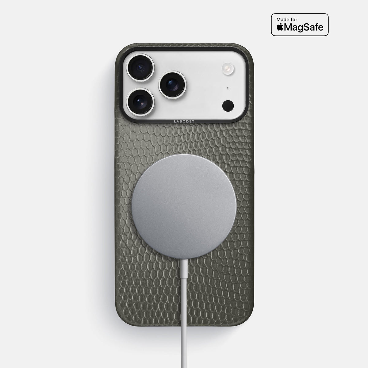 Classic Case For iPhone 18 Pro Max In Lizard -5 | Grey-Black