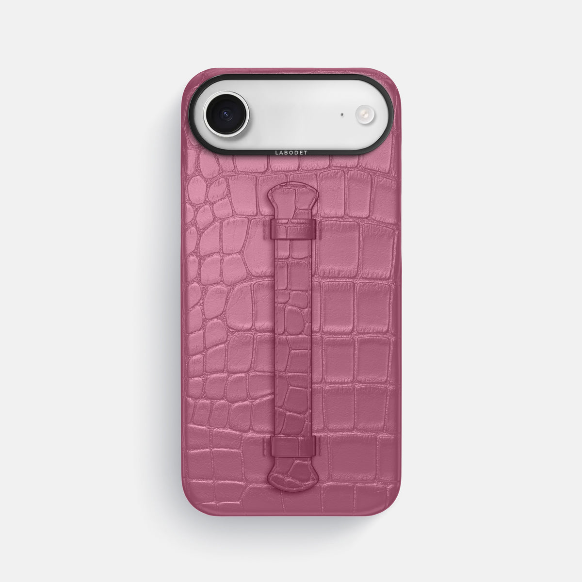 Center Handle For iPhone 17 Air In Alligator -1 | Pink-Lagoon-Black