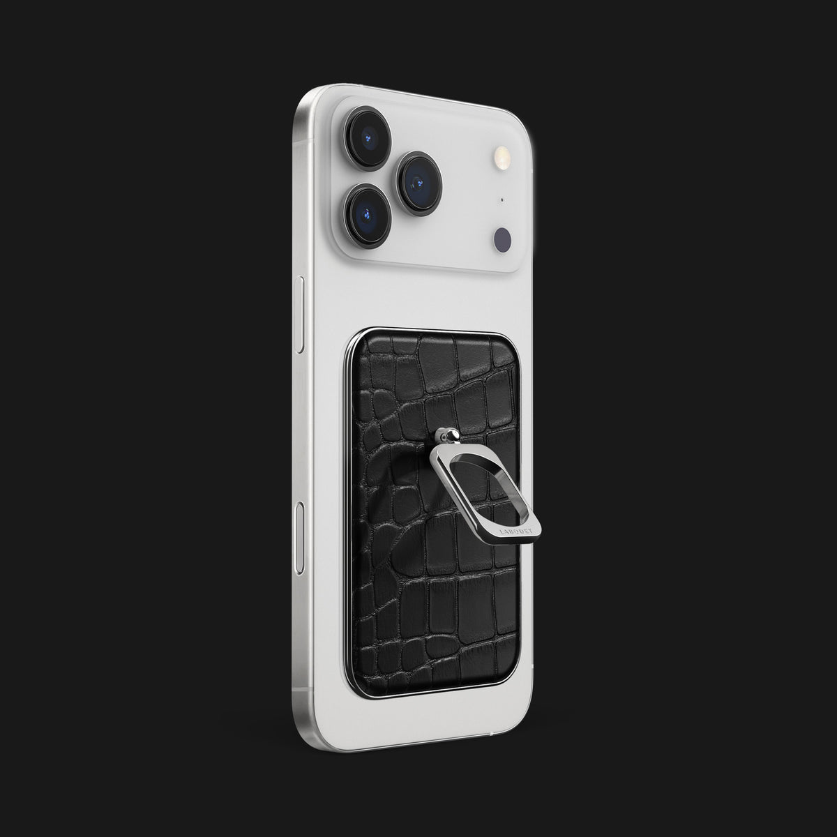 MagSafe Ring Edition Black For iPhone 17 Pro Max In Alligator -2 | Edition-Black-Steel