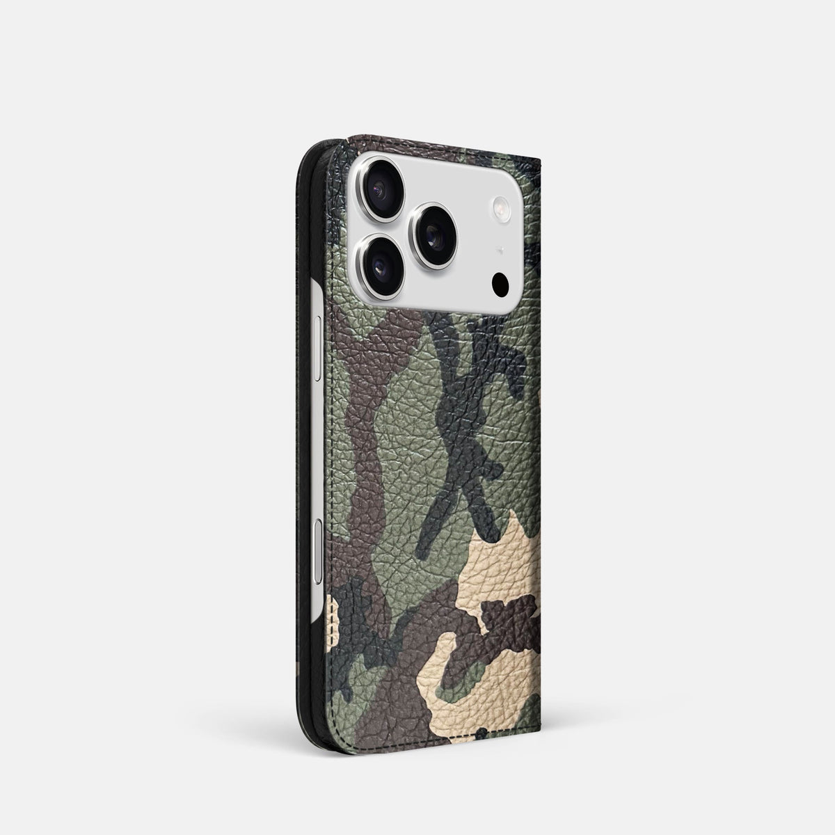Folio Slim Case For iPhone 18 Pro In Calf -1 | Camouflage