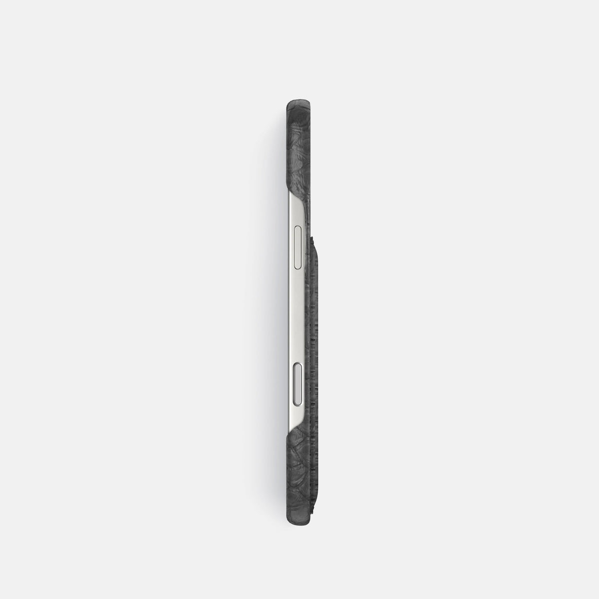 Slim Card Case For iPhone 18 Pro In Python -3 | Grey