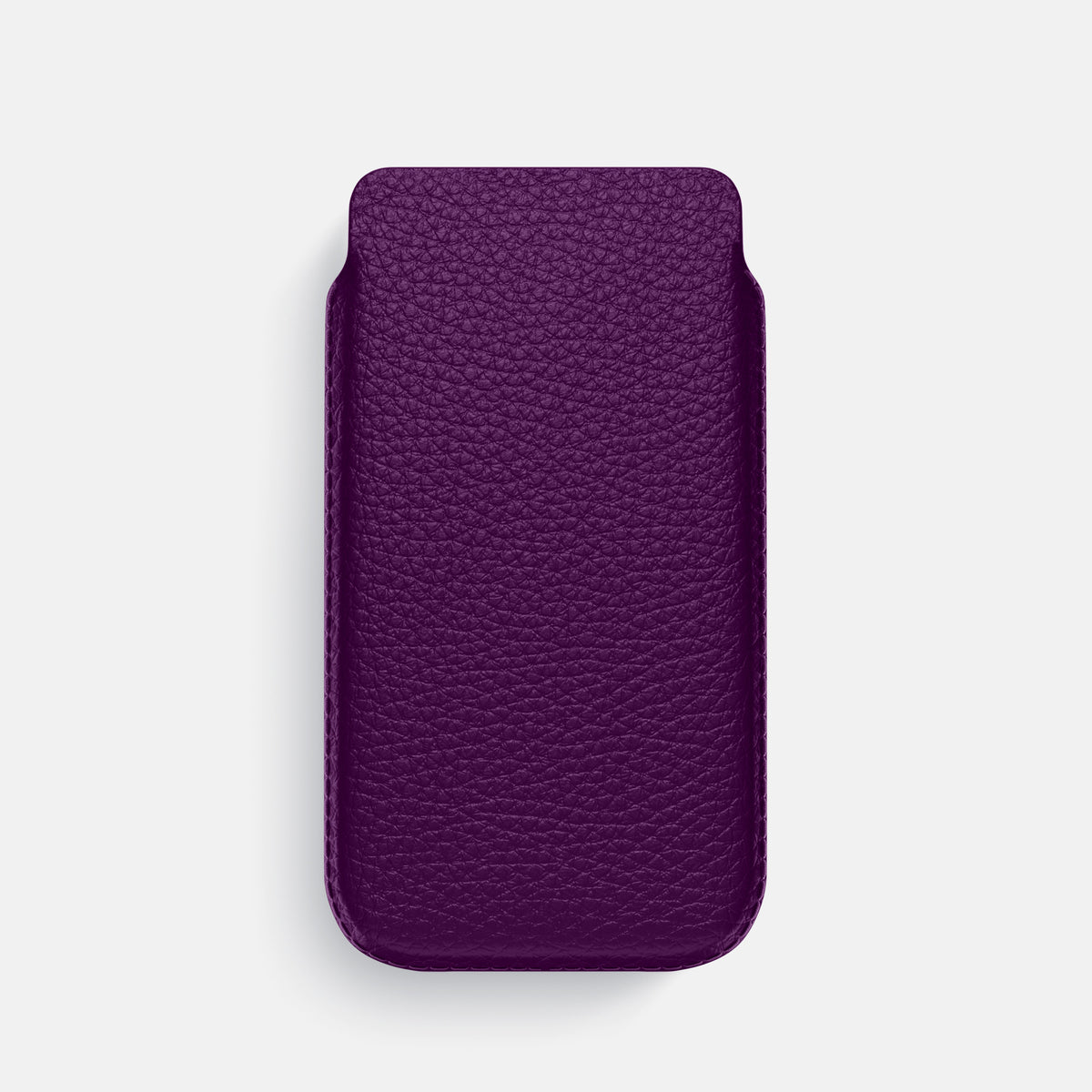 Pouch Case For iPhone 17 Pro In Calf -1 | Violet