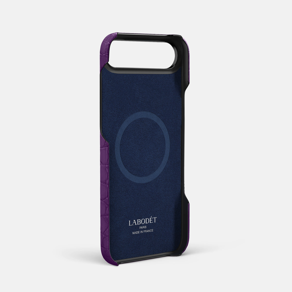 Center Handle For iPhone 17 Air In Alligator -4 | Purple-Black