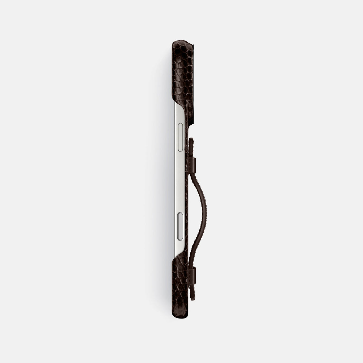 Handle Case For iPhone 18 Pro Max In Lizard -3 | Brown-Black