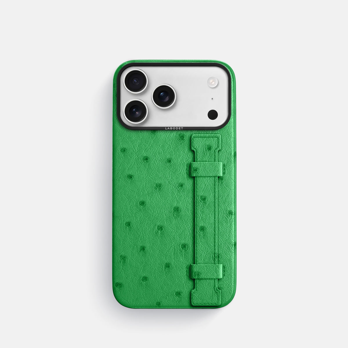 Handle Case For iPhone 17 Pro In Ostrich -1 | Kentucky-Green-Black