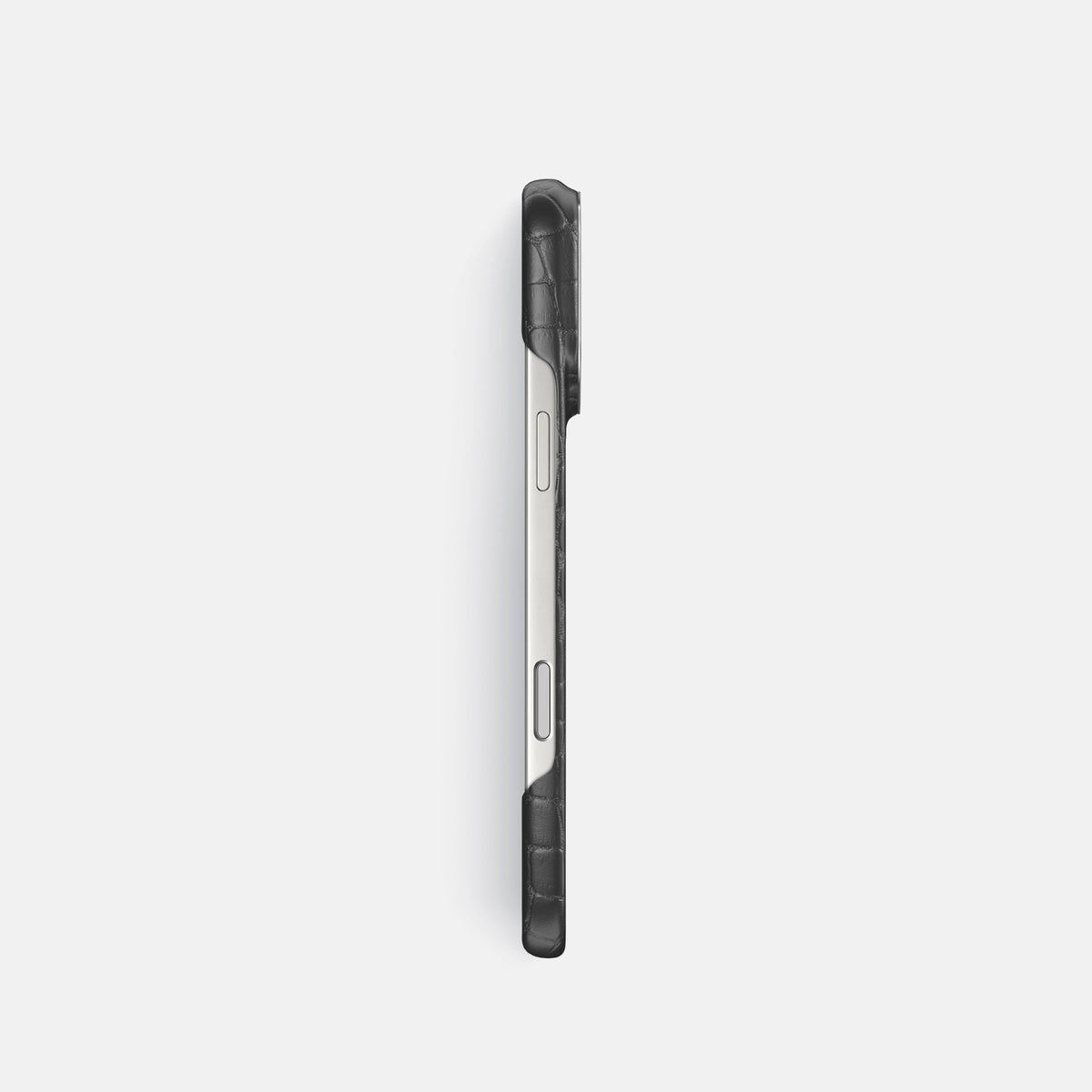 Classic Case For iPhone 18 Pro In Alligator -3 | Grey-Steel