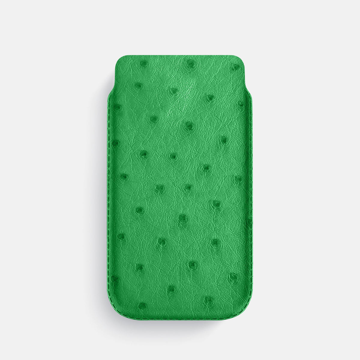 Pouch Case For iPhone 18 Pro In Ostrich -1 | Kentucky-Green