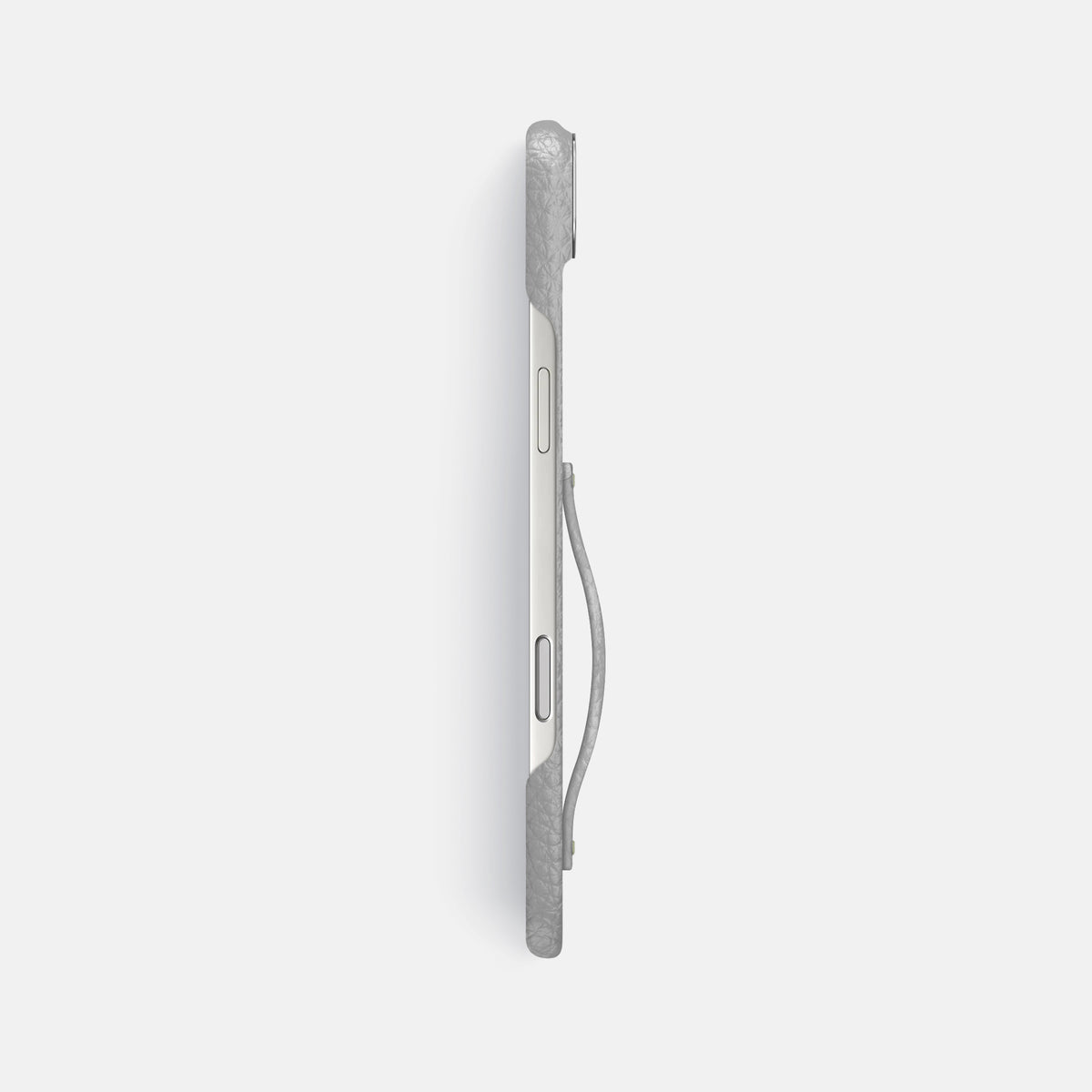 Finger Case For iPhone 17 Air In Calf -3 | Nuage-Steel