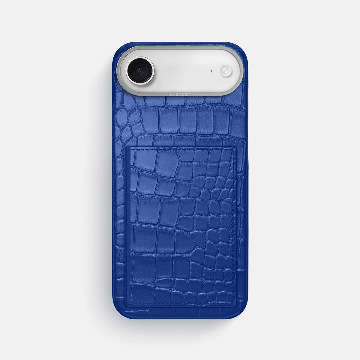 Bi-Fold Case For iPhone 17 Air In Alligator -1 | Royal-Blue-Steel