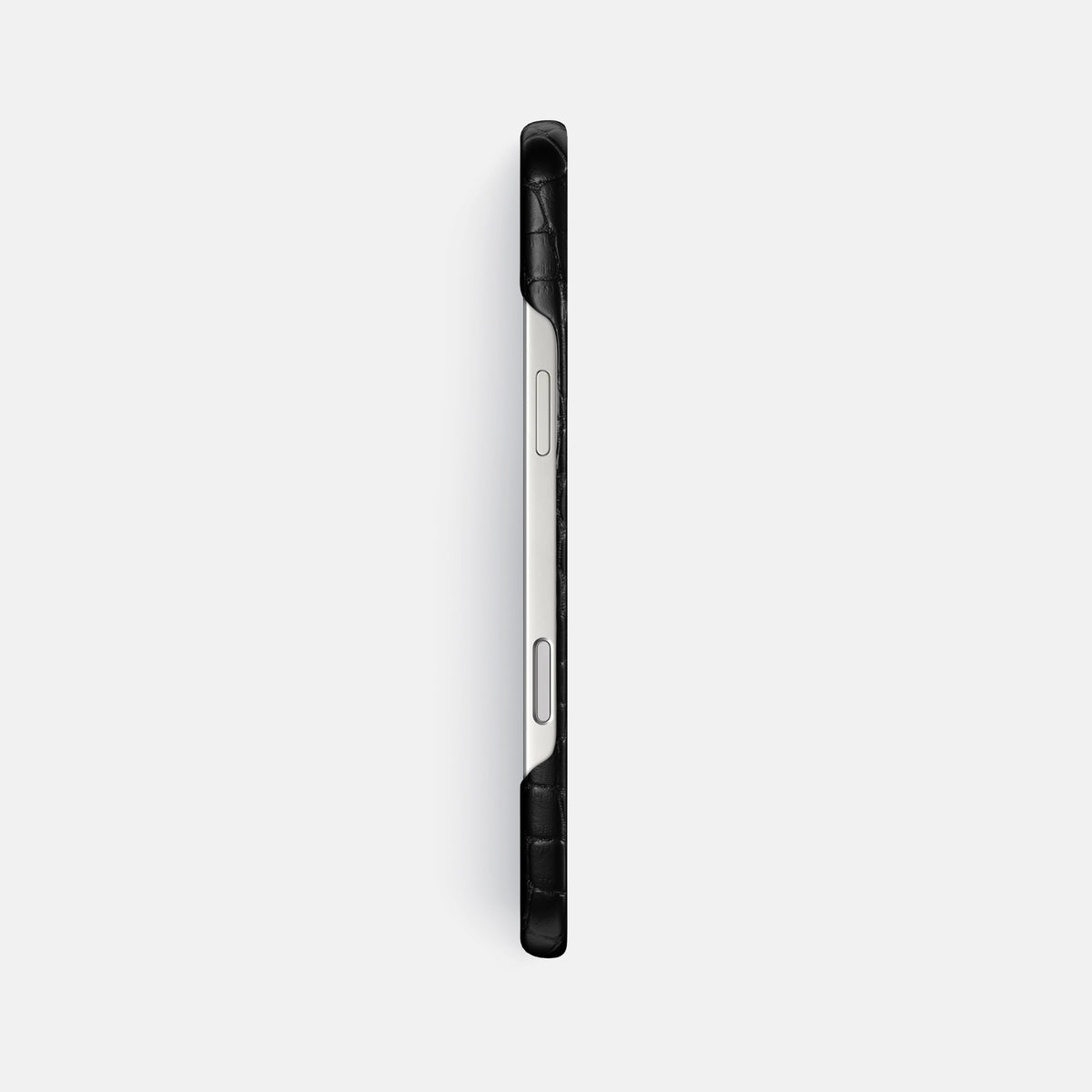 Slim Case For iPhone 17 Pro Max In Alligator -3 | Black