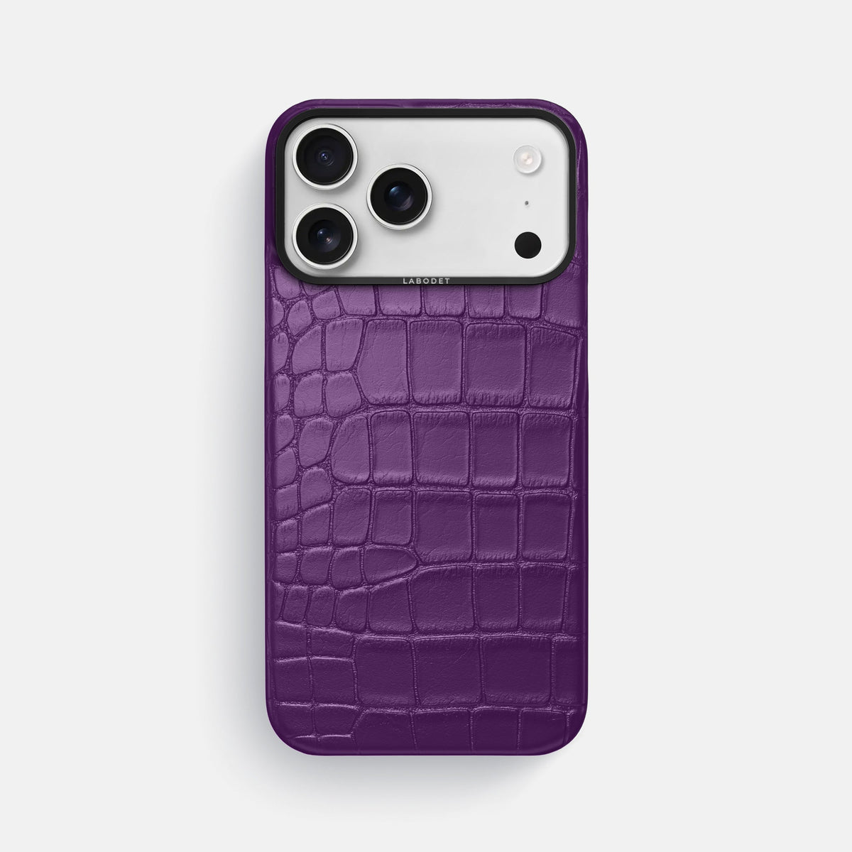 Classic Case For iPhone 18 Pro Max In Alligator -1 | Purple-Black