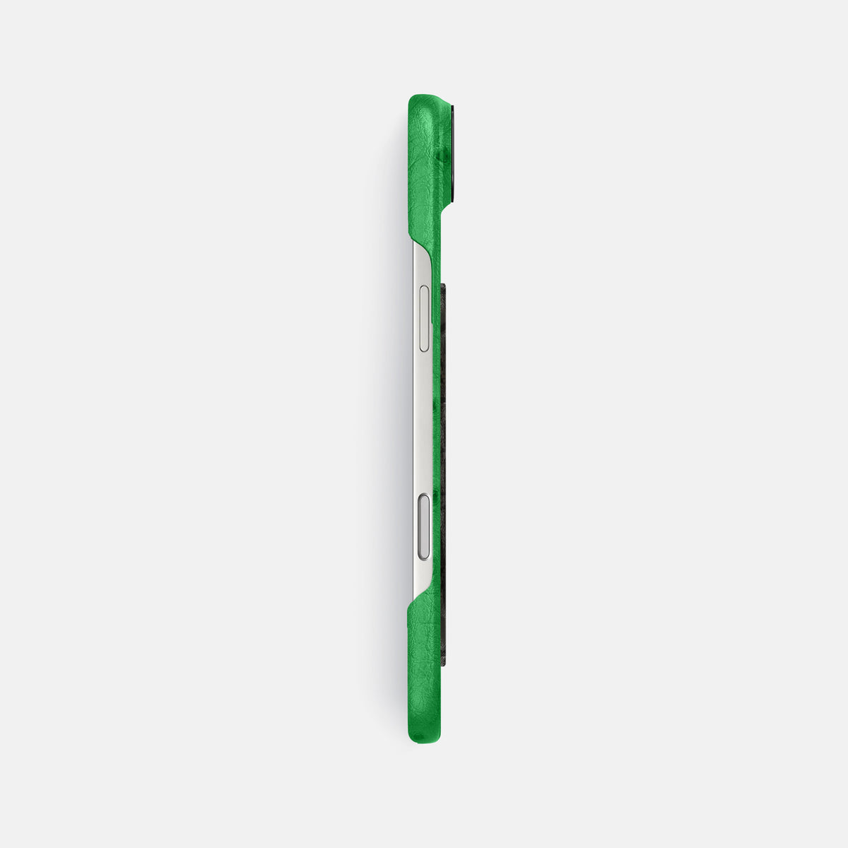 Classic Case With Carbon Dragon For iPhone 17 Air In Ostrich -3 | Kentucky-Green-Black