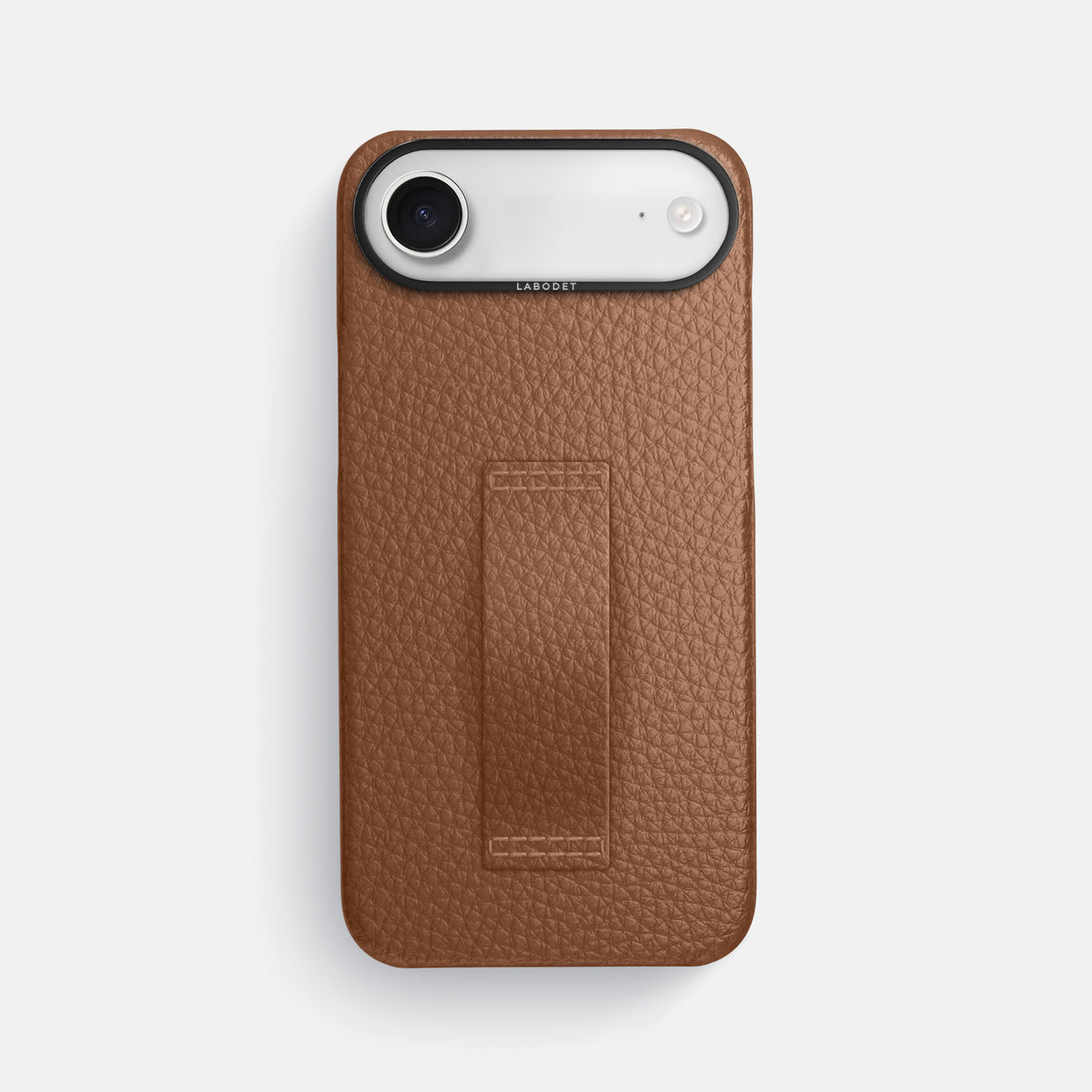 Finger Case For iPhone 17 Air In Calf -1 | Caramel-Black
