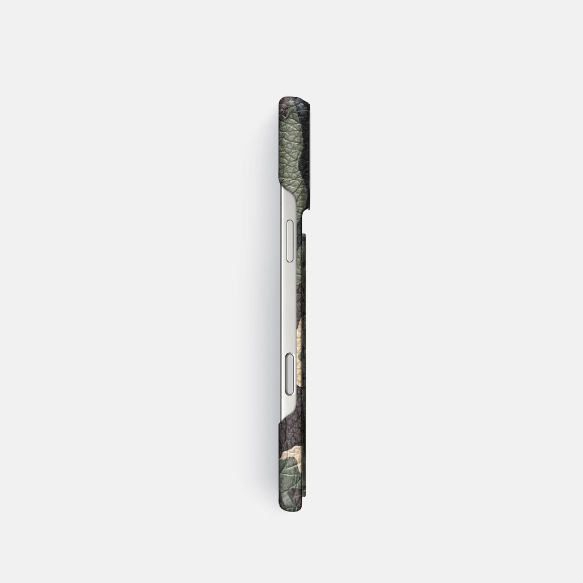 Classic Case With Carbon Dragon For iPhone 18 Pro In Calf -3 | Camouflage-Black