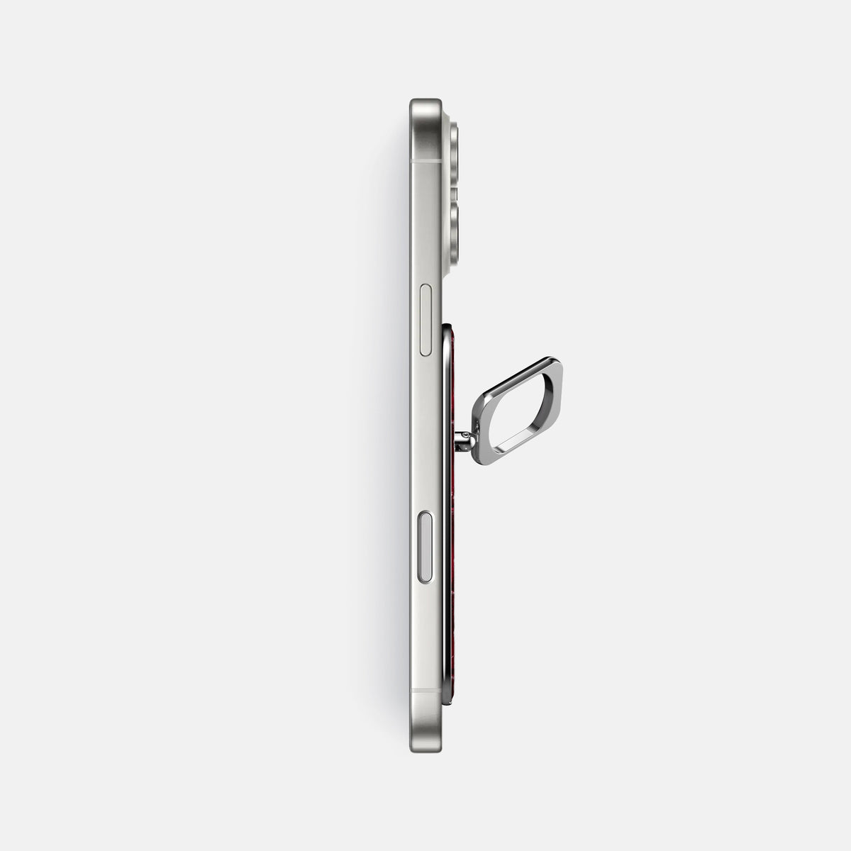 MagSafe Ring For iPhone 17 Pro Max In Patina Alligator -3 | Havana-Burgundy-Steel