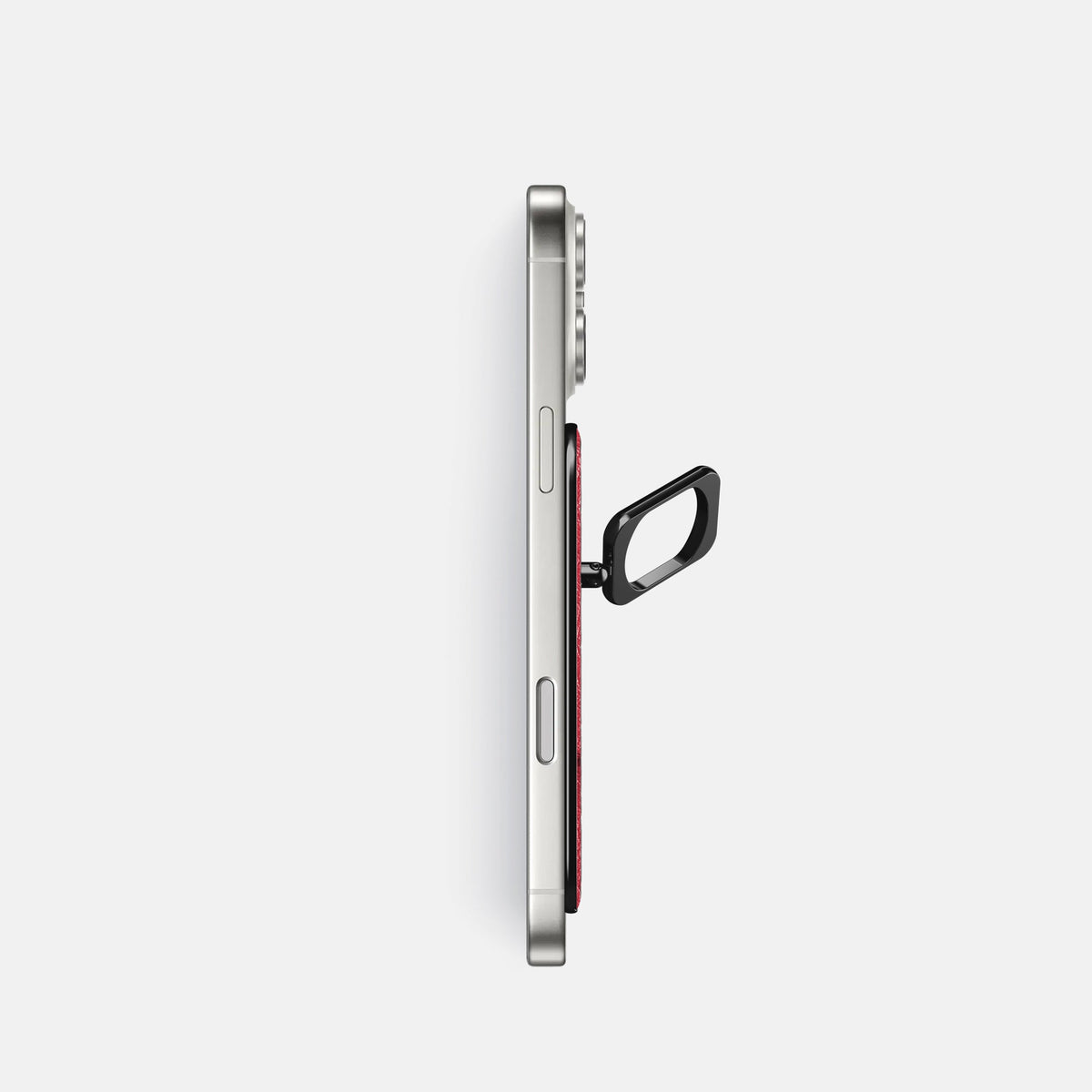 MagSafe Ring For iPhone 18 Pro In Ostrich -3 | Red-Black