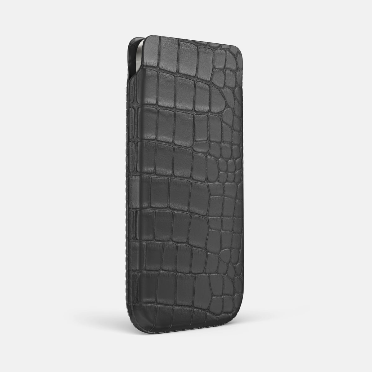 Pouch Case For iPhone 17 Air In Alligator -2 | Grey