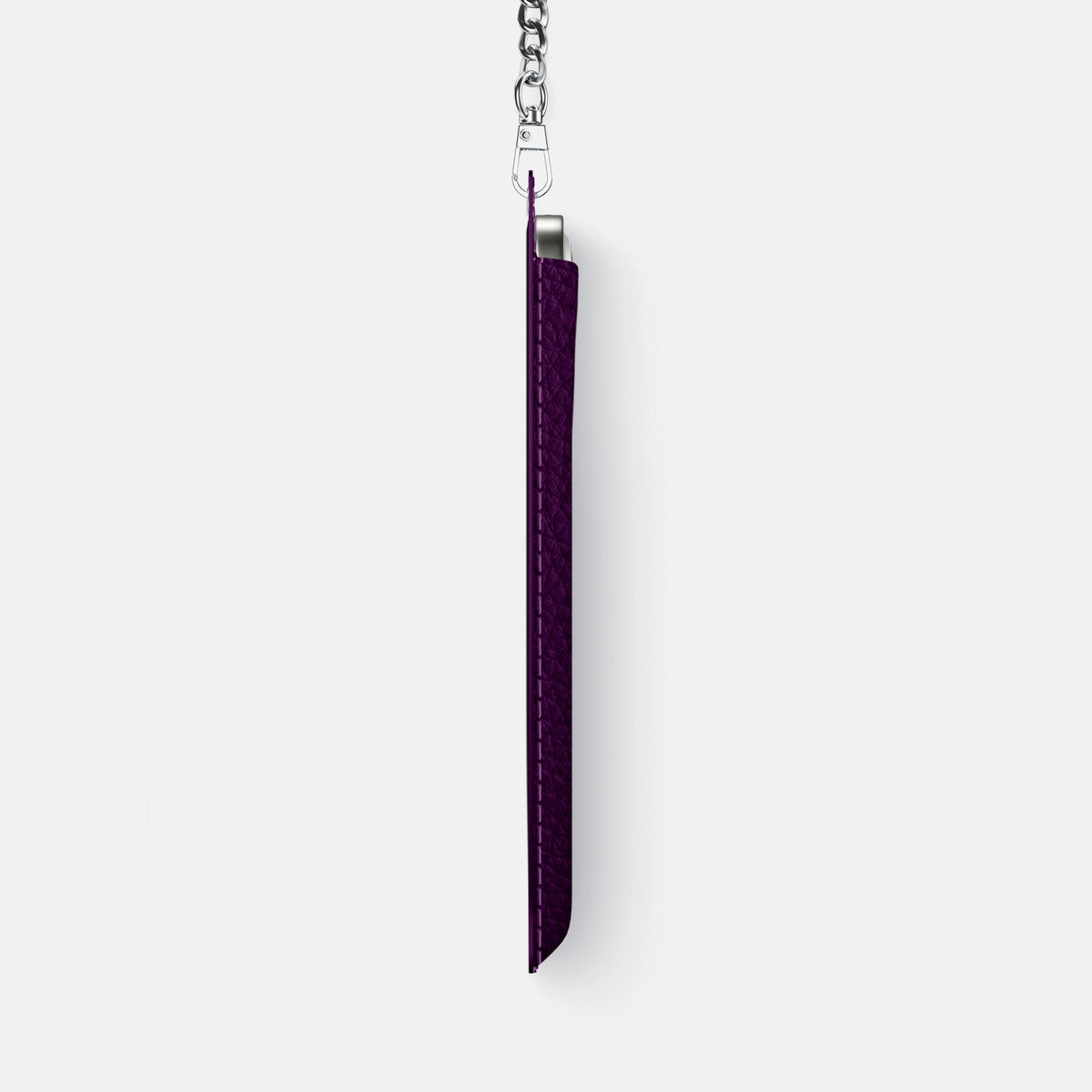 Crossbody Bag For iPhone 18 Pro Max In Calf -4 | Violet-Steel