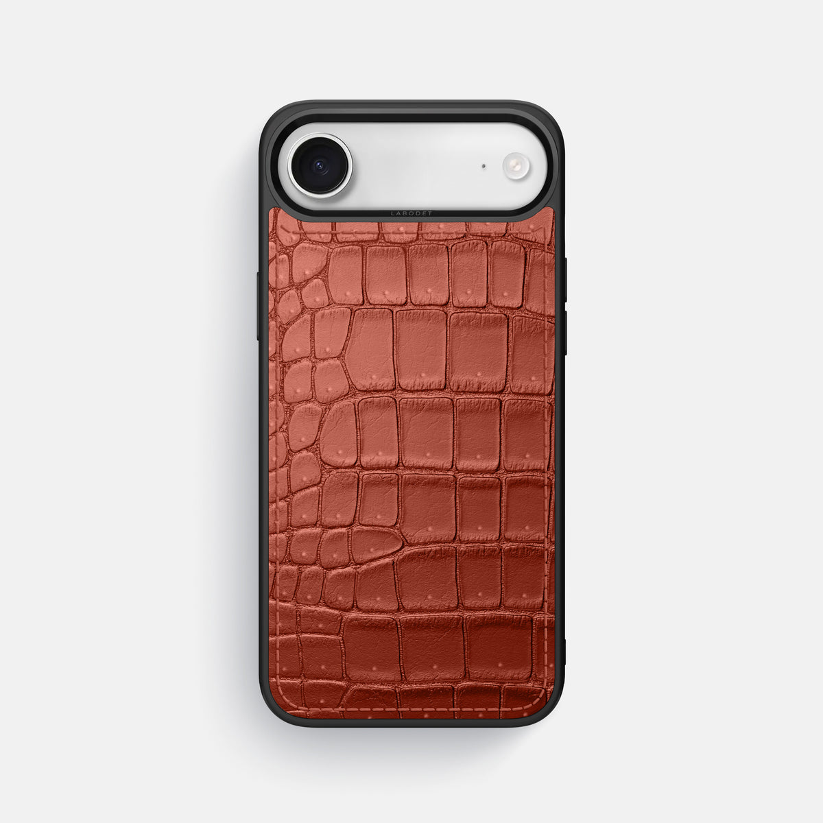 Sport Case For iPhone 17 Air In Porosus Crocodile -1 | Mahogany-Brown