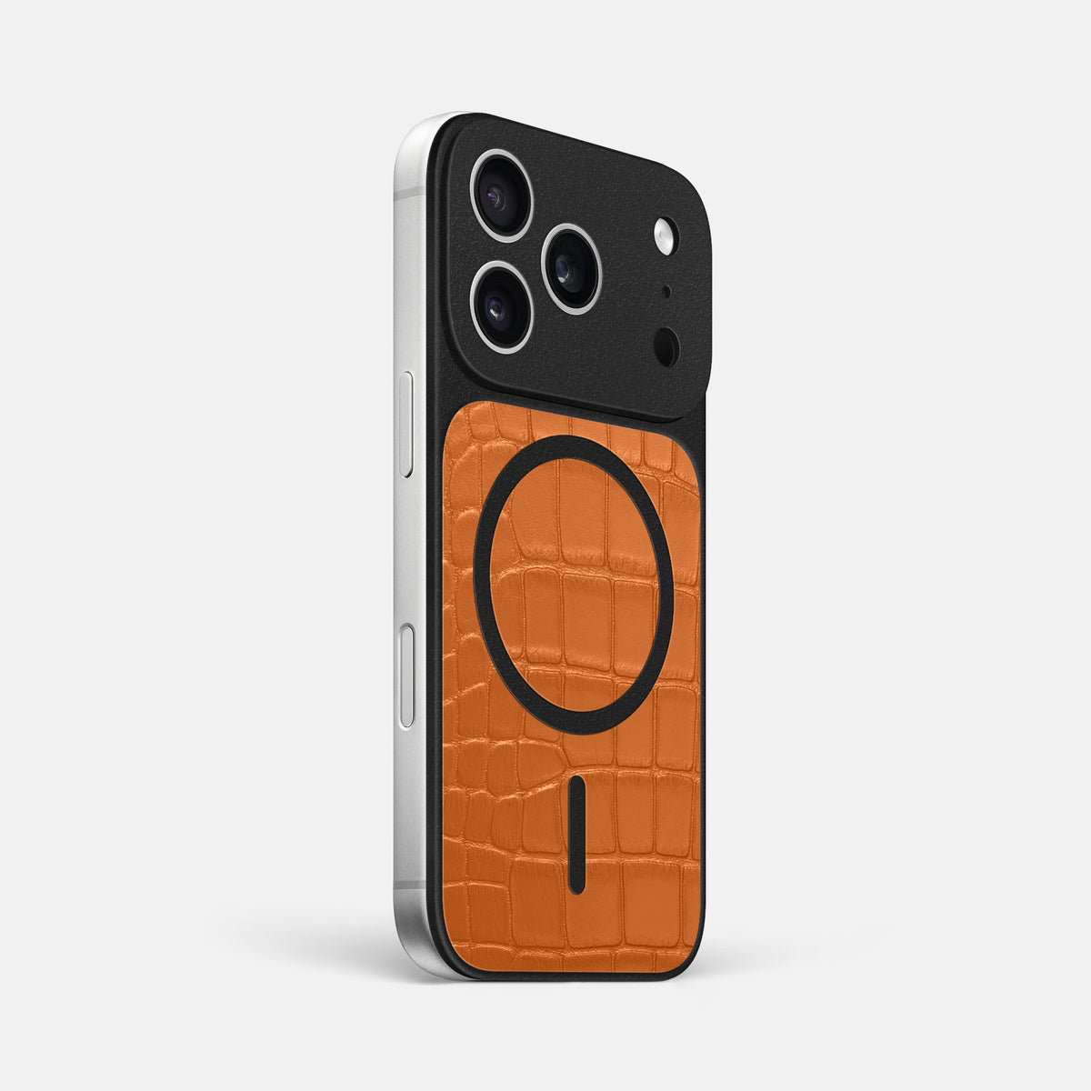MagSafe Mask For iPhone 18 Pro Max In Alligator -2 | Orange
