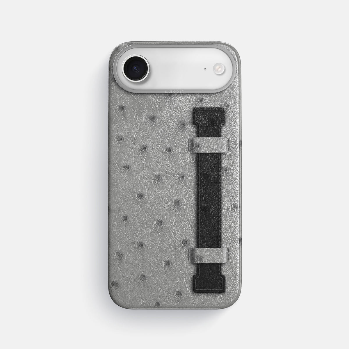 Handle Case Coloré For iPhone 17 Air In Ostrich -1 | Silver-Steel