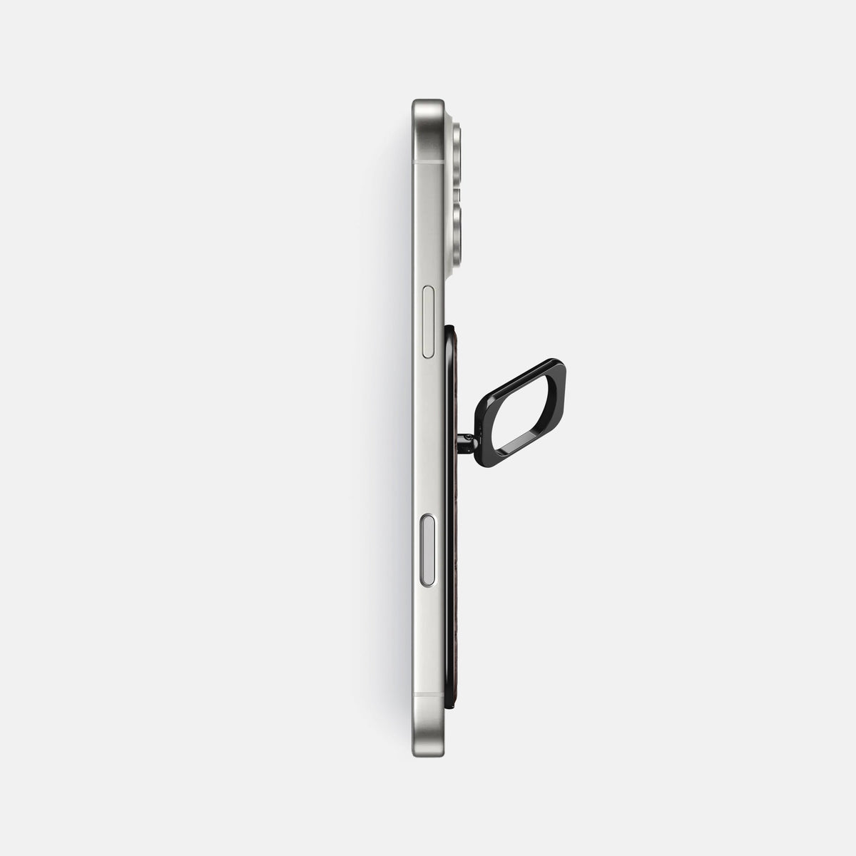MagSafe Ring For iPhone 18 Pro Max In Alligator -3 | Dark-Brown-Black