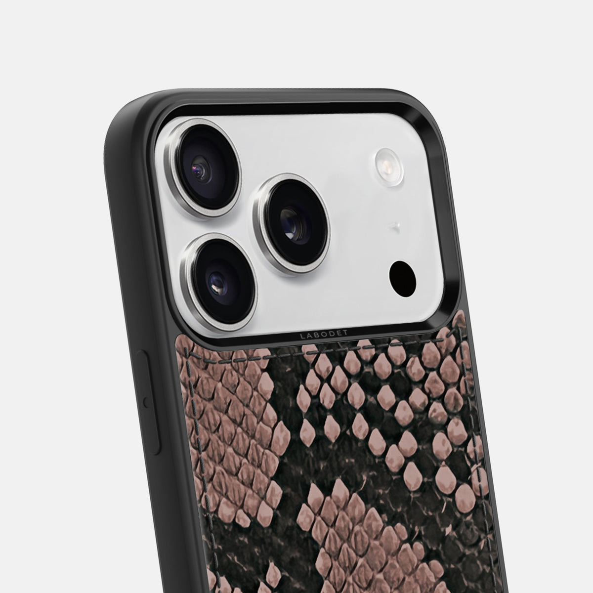 Sport Case For iPhone 18 Pro Max In Deluxe Python -6 | Mahogany-Brown