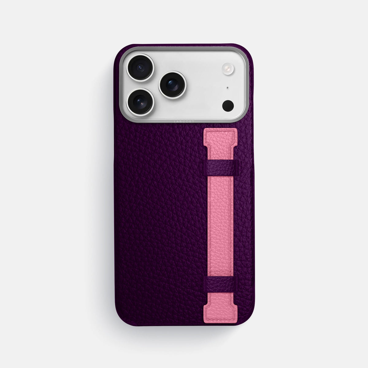 Handle Case Coloré For iPhone 18 Pro Max In Calf -1 | Violet-Steel