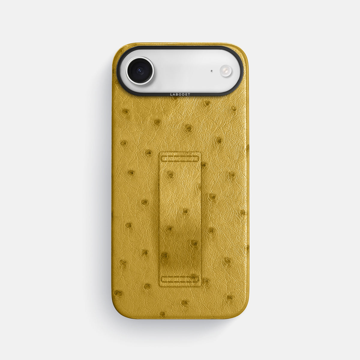 Finger Case For iPhone 17 Air In Ostrich -1 | Gold-Black
