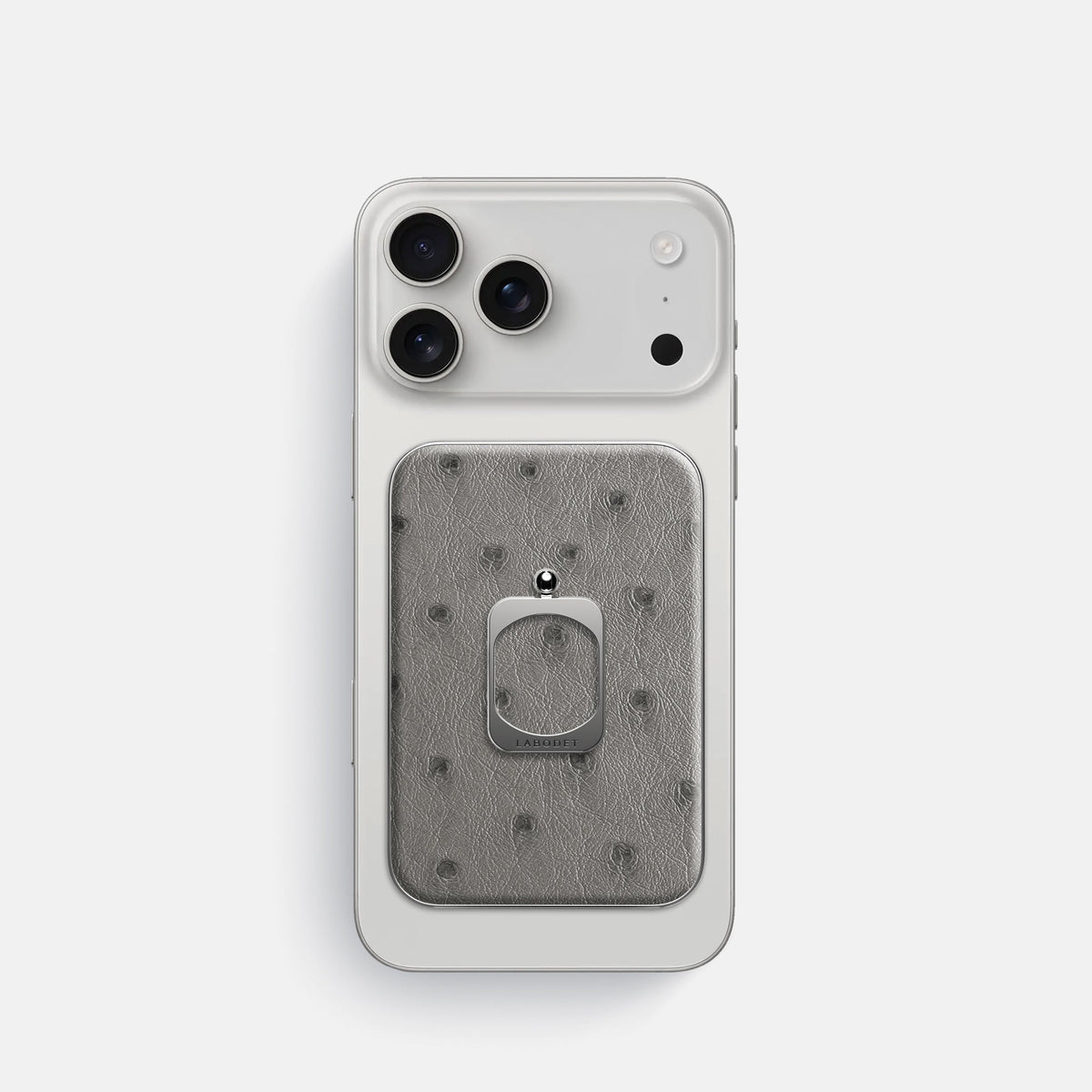 MagSafe Ring For iPhone 18 Pro In Ostrich -2 | Grey-Steel