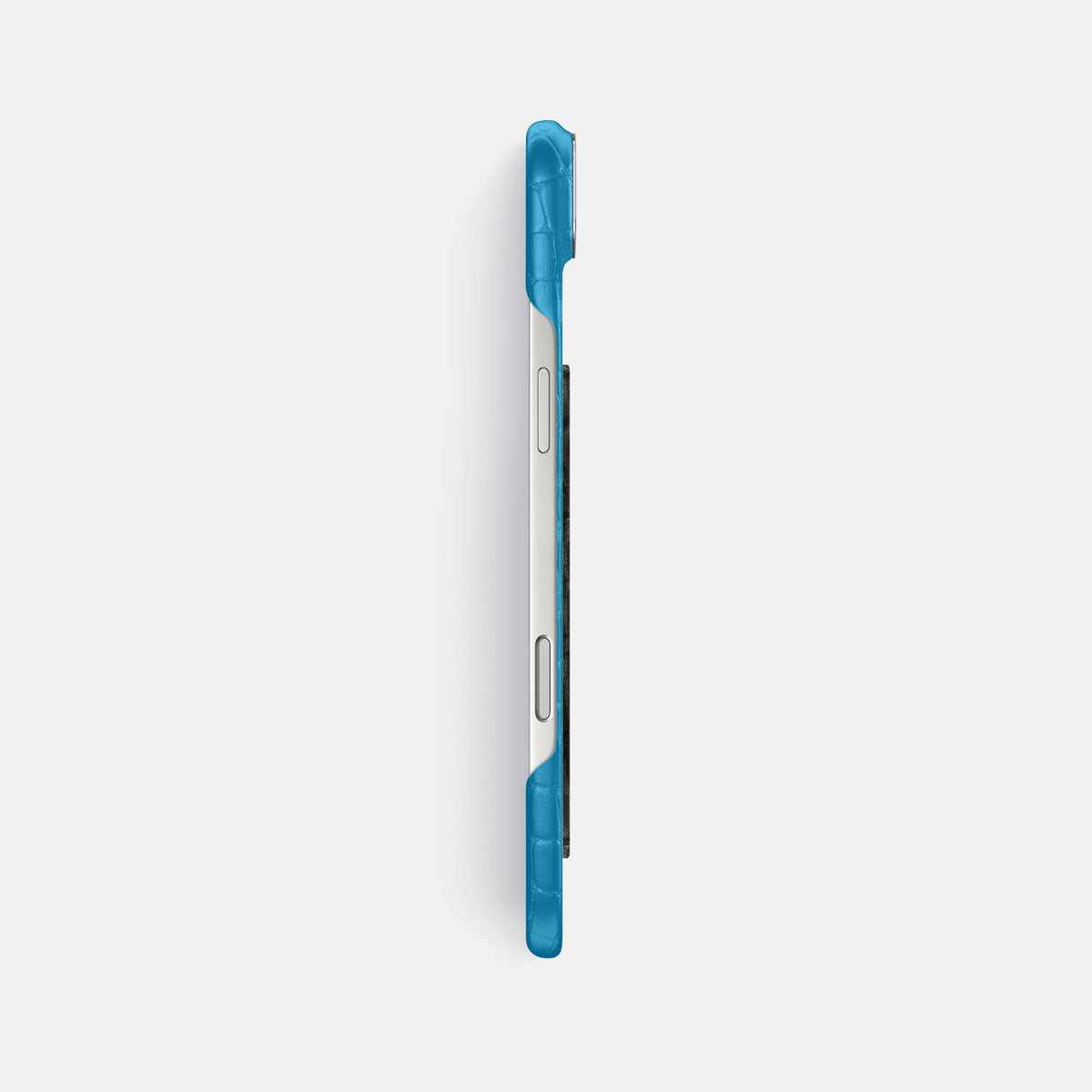 Classic Case With Carbon Dragon For iPhone 17 Air In Alligator -3 | Curaçao-Blue-Steel