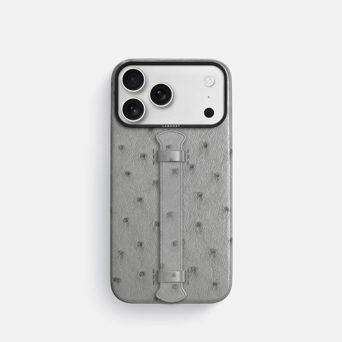Center Handle For iPhone 17 Pro In Ostrich -1 | Silver-Black