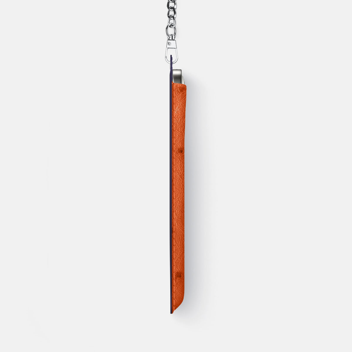 Crossbody Bag For iPhone 18 Pro Max In Ostrich -4 | Orange-Steel