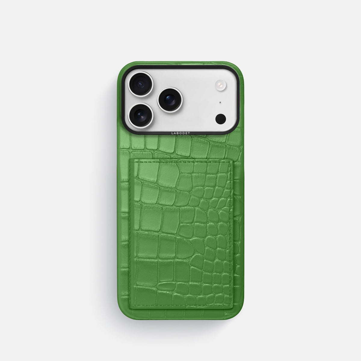Bi-Fold Case For iPhone 18 Pro In Alligator -1 | Apple-Green-Black