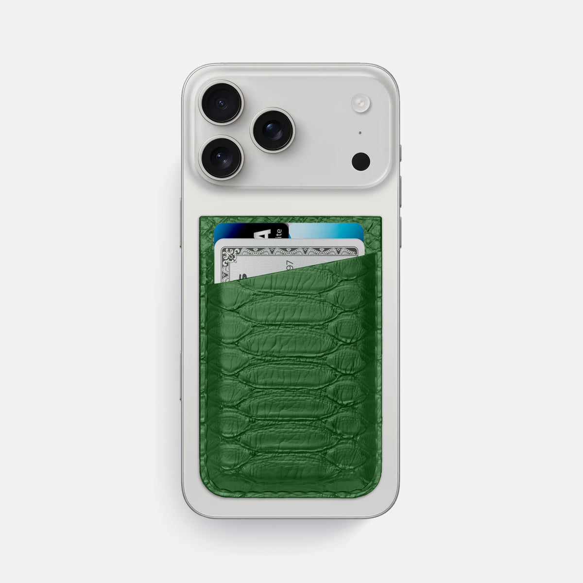 MagSafe Wallet For iPhone 17 Pro Max In Python -1 | Green