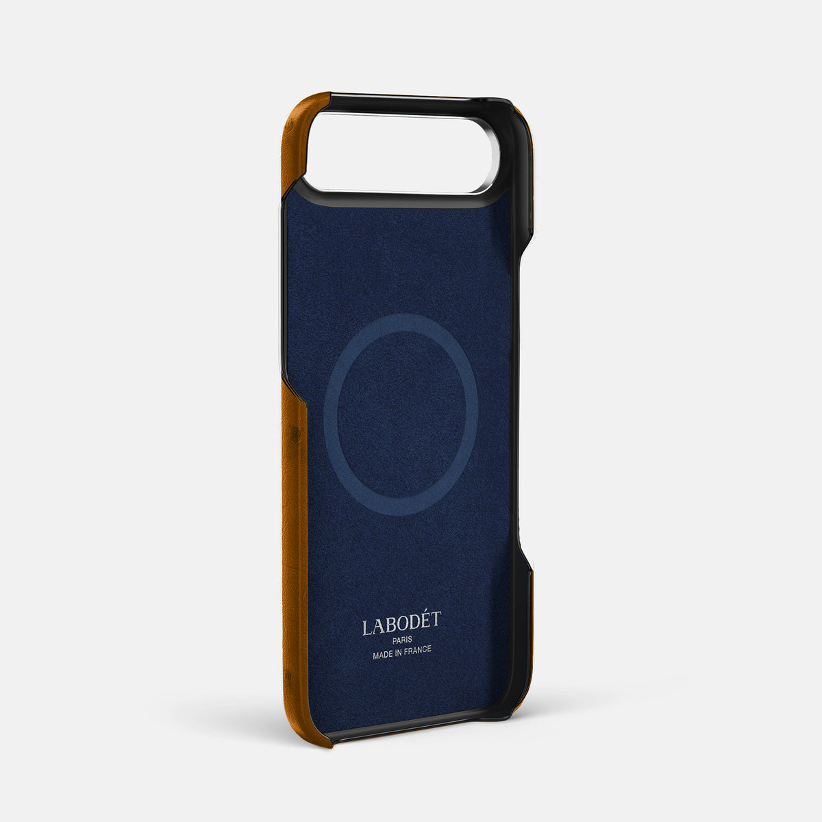 Finger Case For iPhone 17 Air In Ostrich -4 | Chestnut-Steel