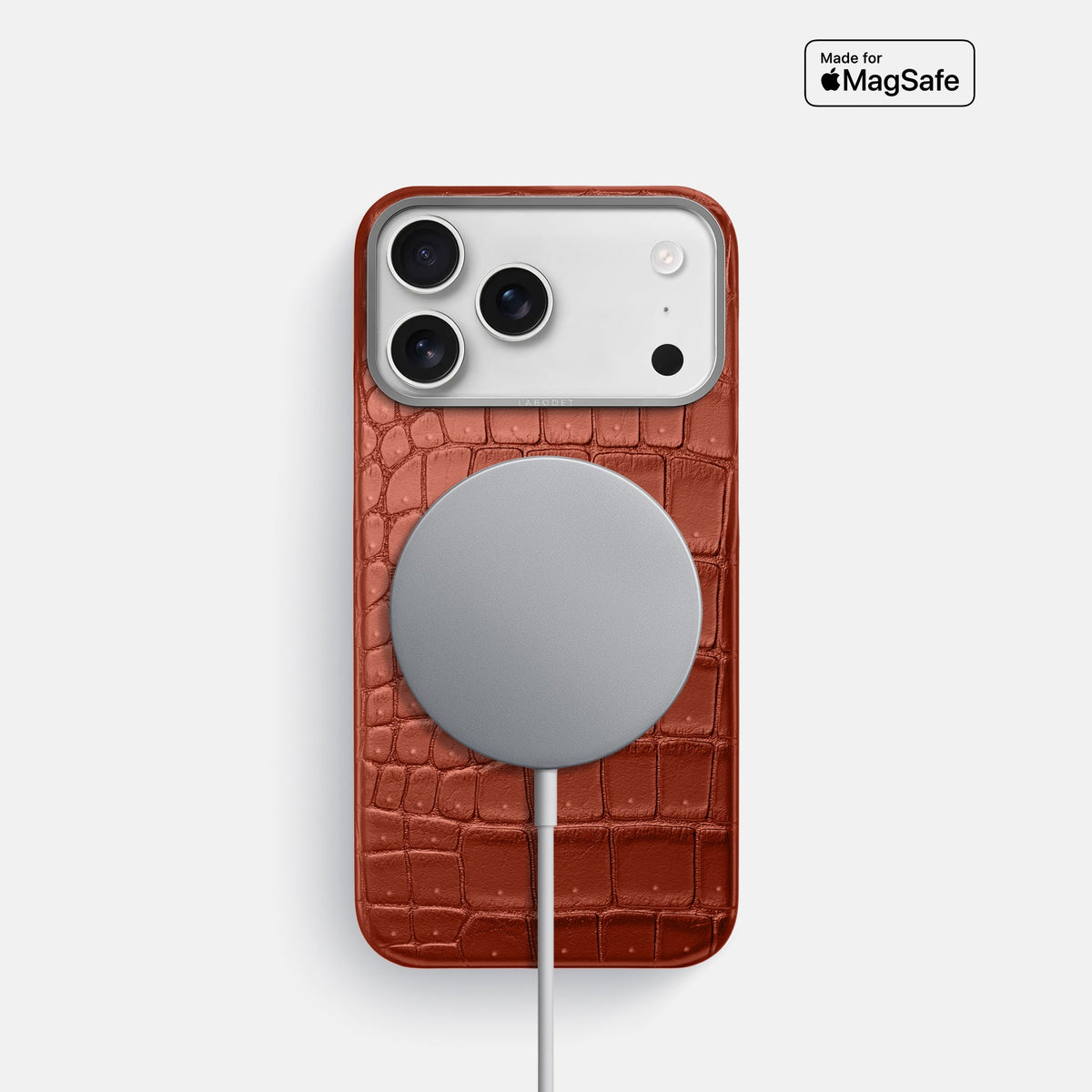 Classic Case For iPhone 18 Pro In Porosus Crocodile -5 | Nuts-Steel
