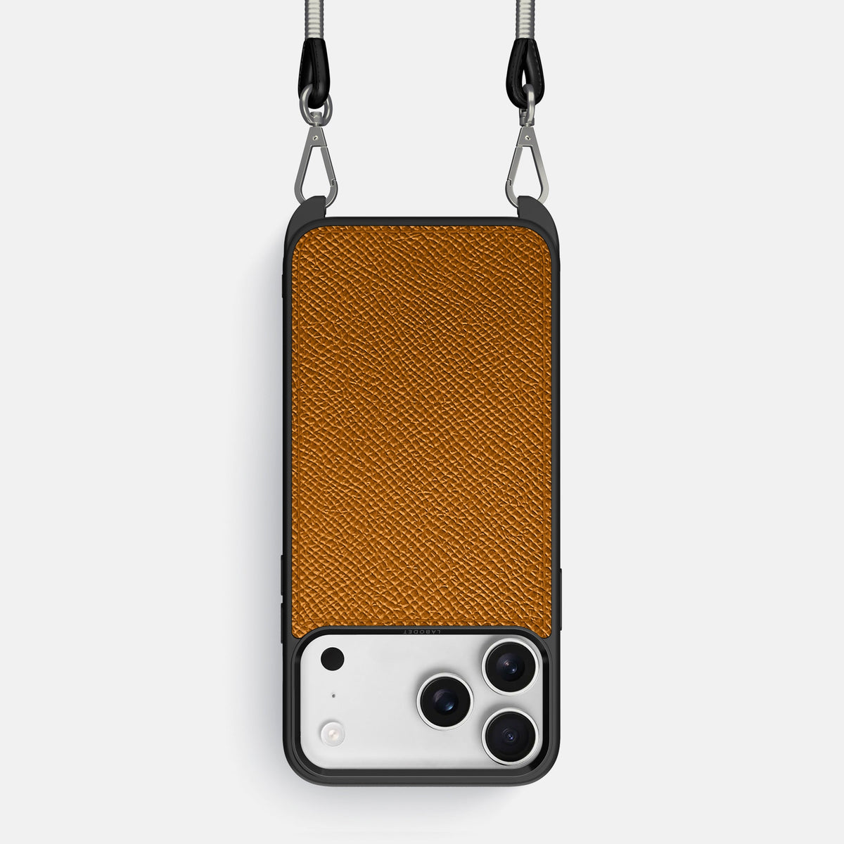 Crossbody Sport Case For iPhone 18 Pro In Epsom-Style Calf -1 | Whiskey