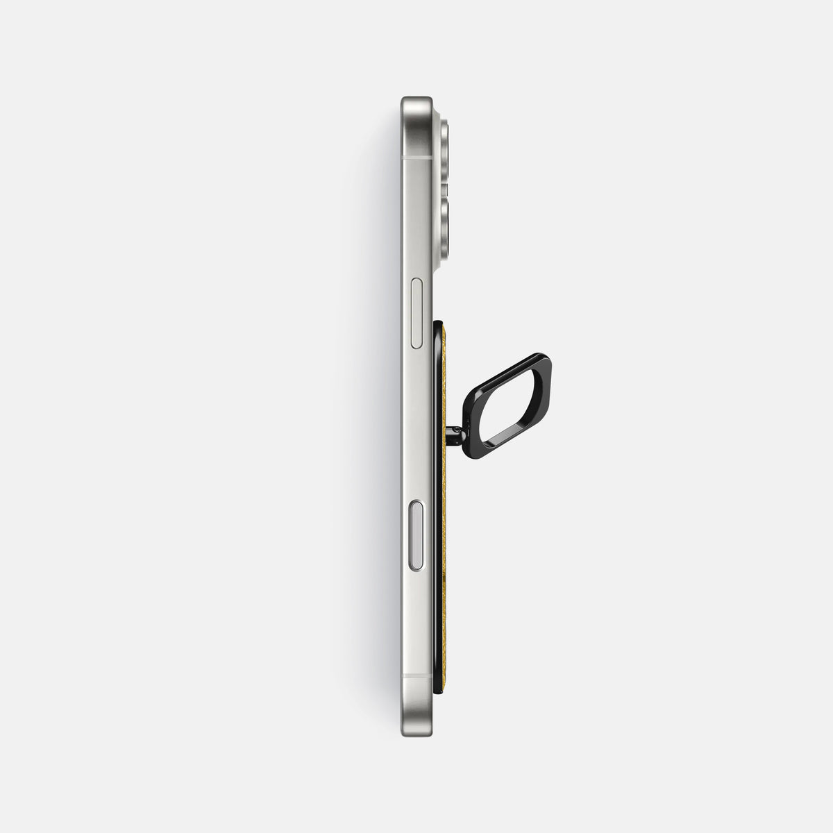 MagSafe Ring For iPhone 17 Pro Max In Ostrich -3 | Gold-Black