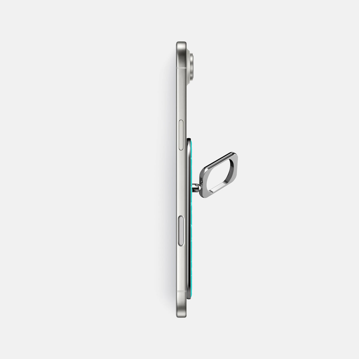 MagSafe Ring For iPhone 17 Air In Shiny Alligator -3 | Mint-Steel