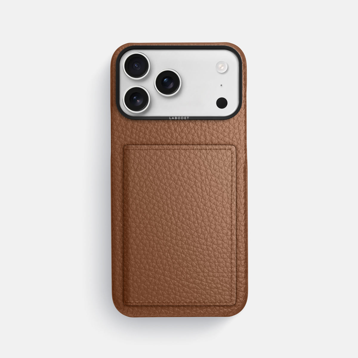 Bi-Fold Case For iPhone 17 Pro Max In Calf -1 | Caramel-Black