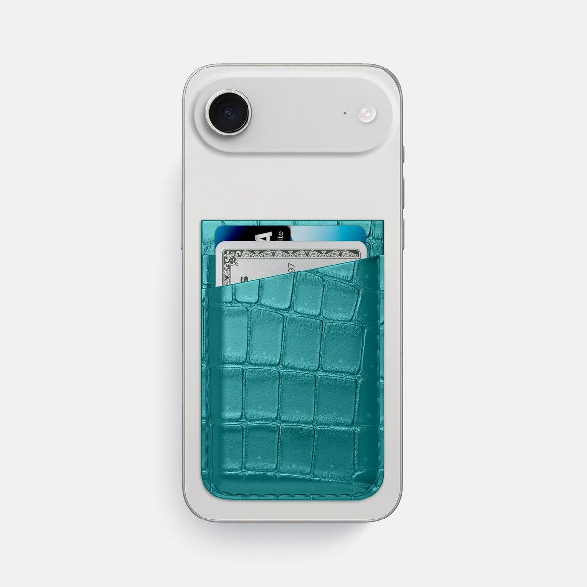 MagSafe Wallet For iPhone 17 Air In Porosus Crocodile