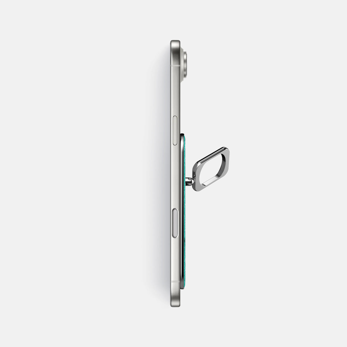 MagSafe Ring For iPhone 17 Air In Ostrich -3 | Turquoise-Steel