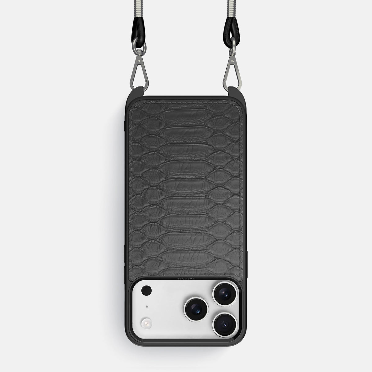 Crossbody Sport Case For iPhone 18 Pro In Python -1 | Grey
