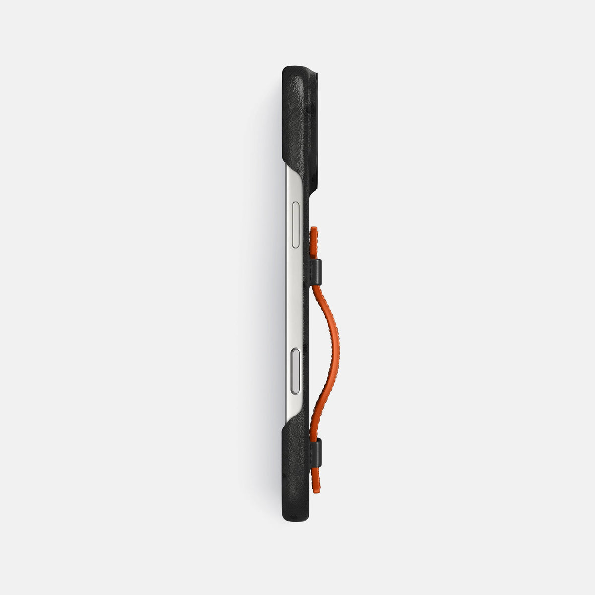 Handle Case Coloré For iPhone 18 Pro Max In Ostrich -3 | Black-Black